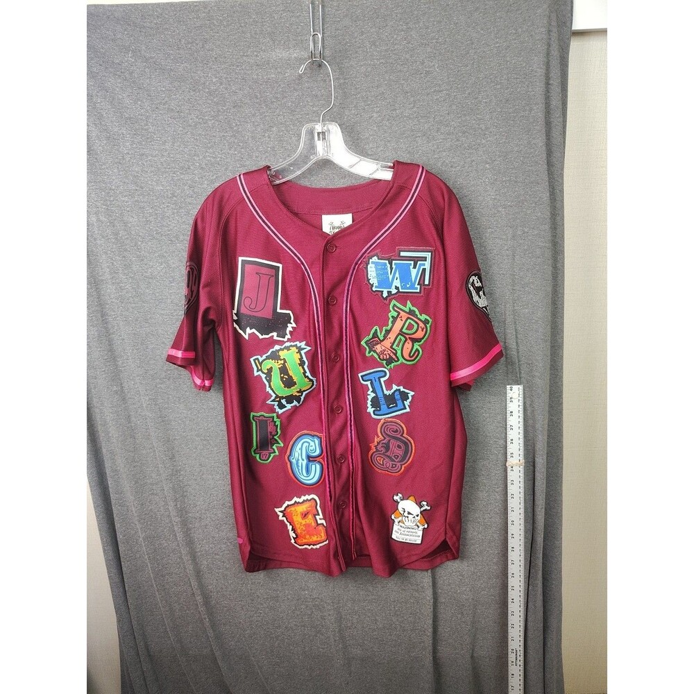 Juice Wrld Brand X Baseball Jersey Fighting Demons Size S